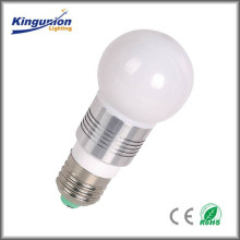 2015 Precio competitivo Aluminio led bombilla luz E27 ERP Diferentes tipos